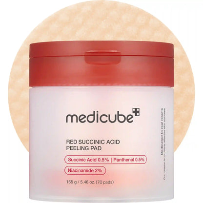 Red Succinic Acid Panthenol Pads