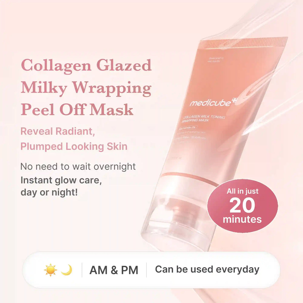 [Subscr.] Collagen Milky Glow Daytime Wrapping Mask