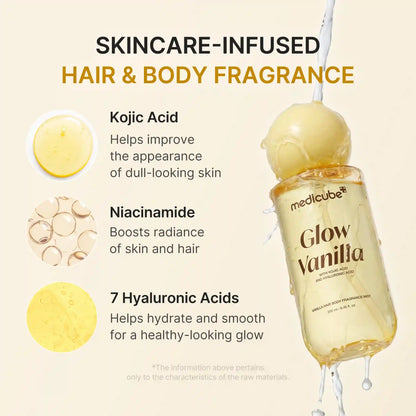 Glow Vanilla Hair & Body Fragrance Mist