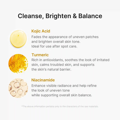 Kojic Acid Turmeric Vita Capsule Foam Cleanser
