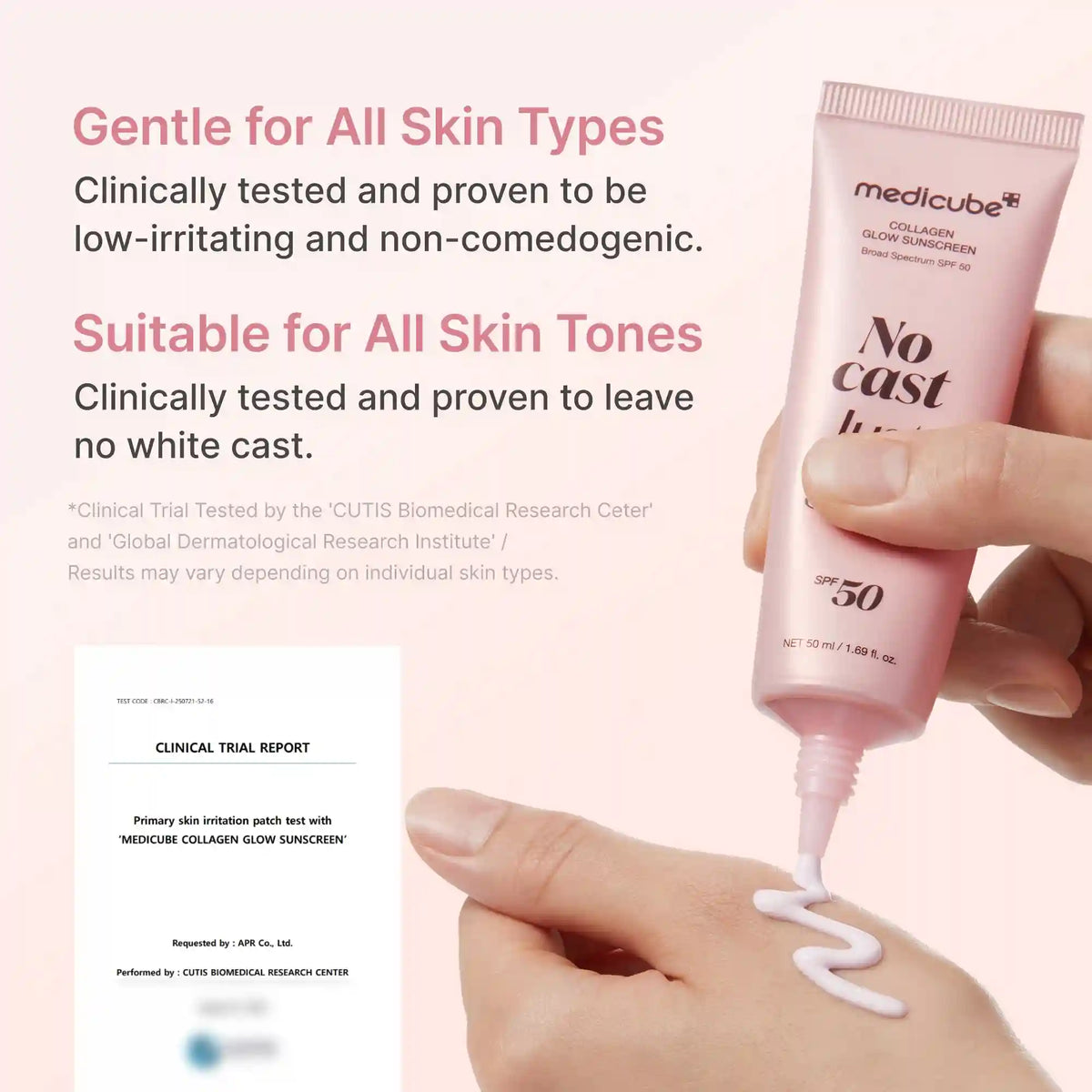 No Cast Just Glow Collagen Sunscreen