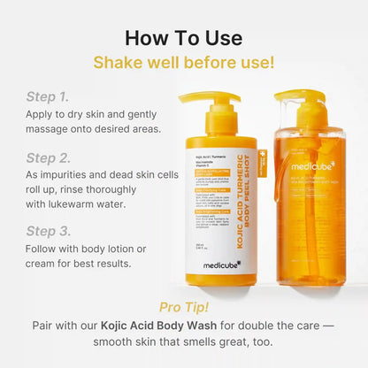 Kojic Acid Turmeric Body Peel Shot