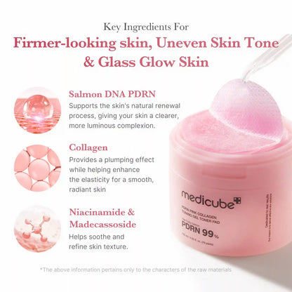 [GIFT] PDRN Pink Collagen Gel Toner Pad
