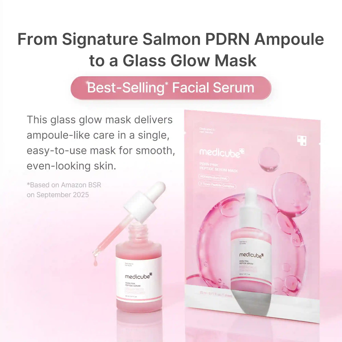 PDRN Pink Peptide Ampoule Mask