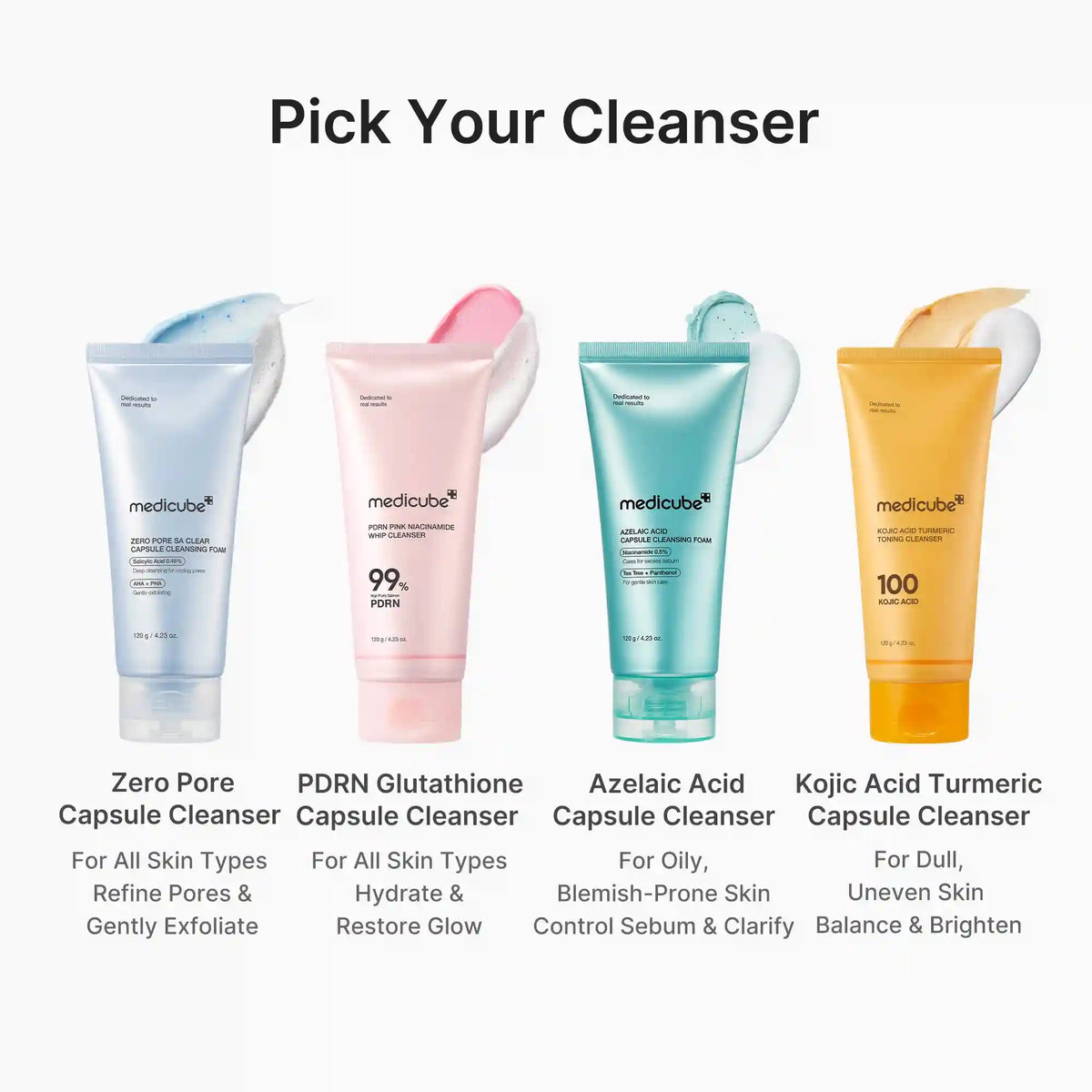 PDRN Pink Glutathione Capsule Foam Cleanser
