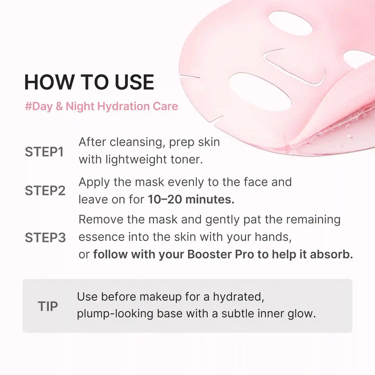 PDRN Pink Peptide Ampoule Mask
