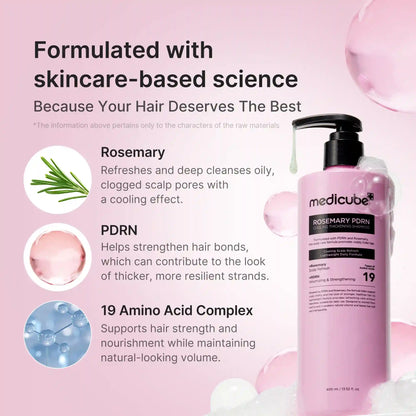 Rosemary PDRN Cooling Thickening Shampoo